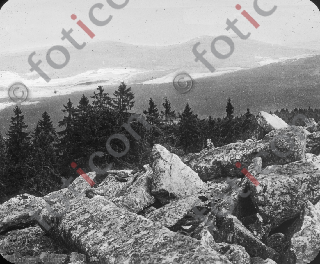 Das Fichtelgebirge | The Fichtel Mountains - Foto foticon-simon-162-015-sw.jpg | foticon.de - Bilddatenbank für Motive aus Geschichte und Kultur